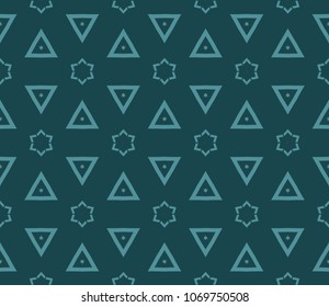 Line pattern on color background. Seamless geometric pattern. Vector illustration. For design, wallpaper, fashion, print.