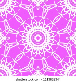 Line pattern on color background. Seamless geometric pattern. Vector illustration. For design, wallpaper, fashion, ornament print