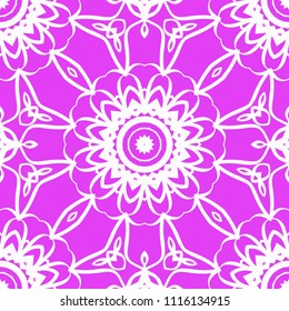 Line pattern on color background. Seamless geometric pattern. Vector illustration. For design, wallpaper, fashion, super, print