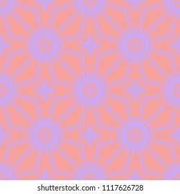 Line pattern on color background. Seamless geometric pattern. Vector illustration. For design, wallpaper, fashion, super, print
