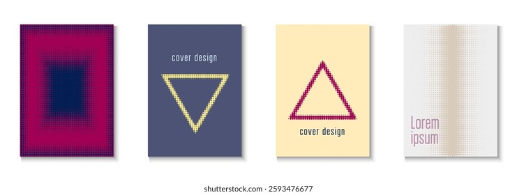 Line Pattern Set. Cool Circles In Minimal Layout. Young Brand In Minimalistic Frame. Business Flyer. Minimalist Wave Template. Geometric Dot Texture. Trendy Line Pattern