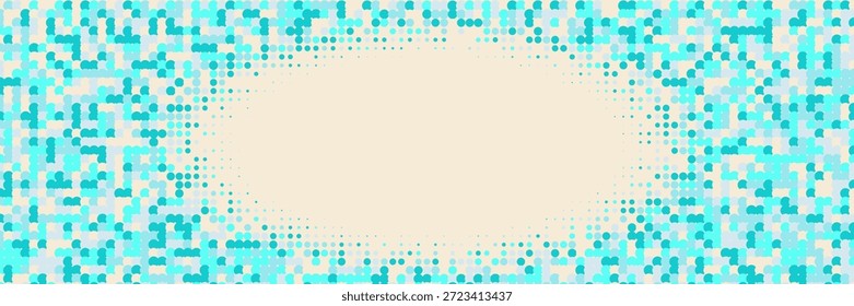 Linienmuster. Sommerkreise mit moderner Kunst. Futuristische Elemente auf flacher Seite. Halbtonflieger. Minimalistische Farbstruktur. Geometrischer grafischer Hintergrund. Trendy Line Pattern