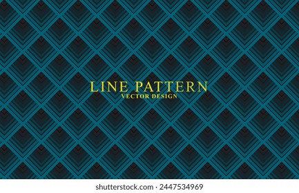 Line pattern vector design absract geometry shape dark blue donker background wallpaper texture