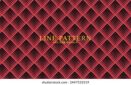 Line pattern vector design abstract geometry shape magenta red background wallpaper texture