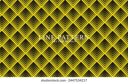 Line pattern vector design abstract geometry yellow shape background wallpaper texture