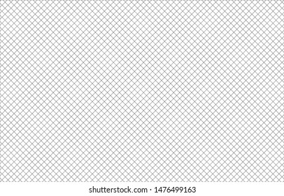 Line pattern white and black background. The grid wallpaper retro. Modern Vector illustration surface. Page blank note texture.  