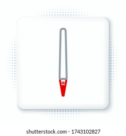 Line Pen icon isolated on white background. Colorful outline concept. Vector