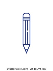 Line Pencil Icon for Writing