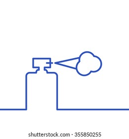 line perfume icon.vector illustration.