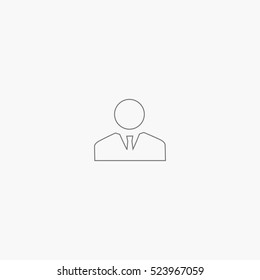 line person icon