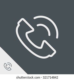 Line phone icon