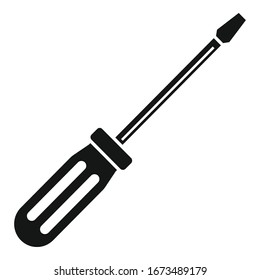 Line phone screwdriver icon. Simple illustration of line phone screwdriver vector icon for web design isolated on white background