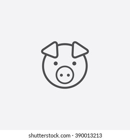 line pig Icon