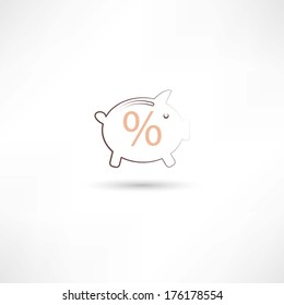 line pig moneybox