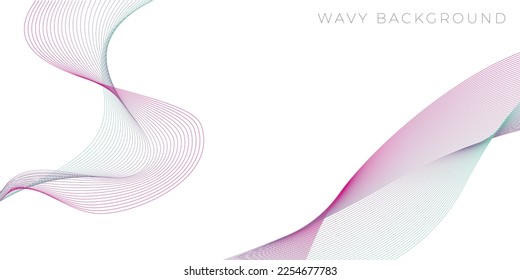 Line pink pattern background. Minimalist line art wallpaper. Cover design, business, packaging design and print. Vector illustration. 