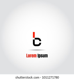 Line pixel logo letter b for simple logo business