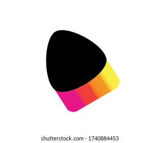 Das Symbol für die Schaltfläche "Line Play" illustriert isolierte Vektorzeichensymbole.
