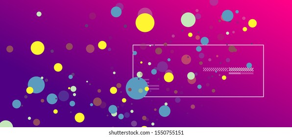 Line points connections geometric abstract background for wallpaper, banner, background, card and landing page