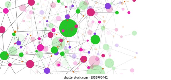 Linienverbindungen geometrischer abstrakter Hintergrund für Tapete, Banner, Hintergrund, Karte und Landungsseite