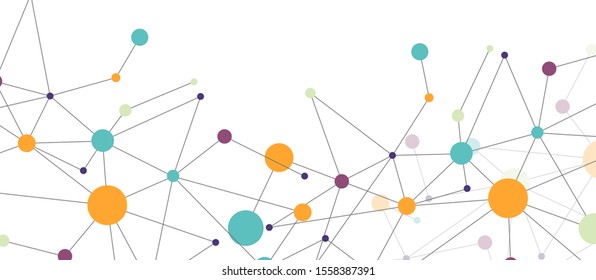 Linienverbindungen geometrischer abstrakter Hintergrund für Tapete, Banner, Hintergrund, Karte und Landungsseite