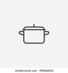 Line Pot Icon