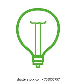 line power bulb light and energy electricity