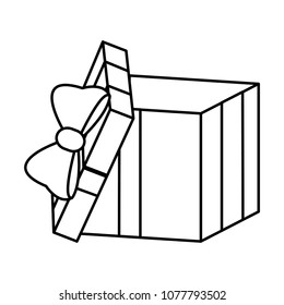 line present gift box to party event