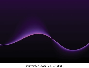 Line purple line wave curve presentation background. vector illustration.