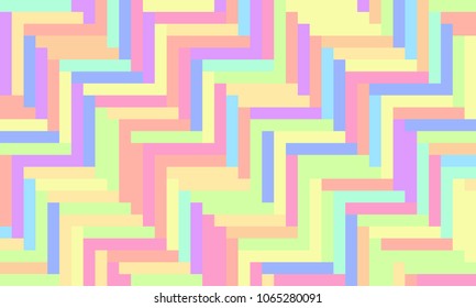 Line random pastel colorful