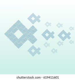 Line Rectangle Abstract Background Design Stock Vector (Royalty Free ...