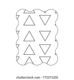 line rectangle with graphic geometric style background