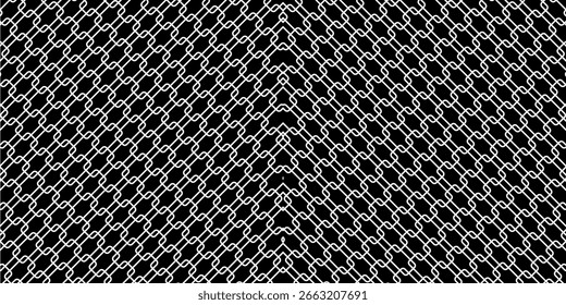 Line Rectangle Shape Motif Pattern, Modern Contemporary Style