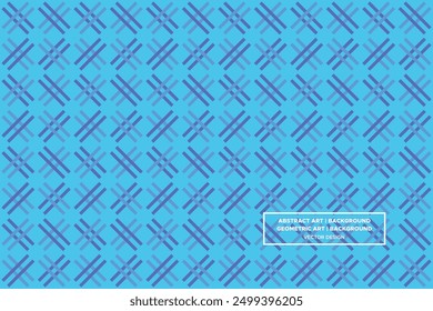 Line and Rectangle Shapes and Designs Blue and Light Blue Colors Geometric Pattern Abstract Pattern Seamless Pattern