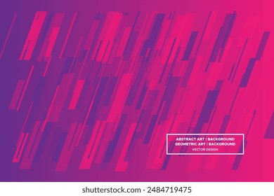 Line and Rectangle Shapes and Designs Red and Purple Colors with Gradient Backdrop Modern Abstract Background Geometric Background