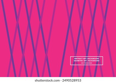 Line and Rectangle Shapes Purple and Red Colors Modern Abstract Background Geometric Background