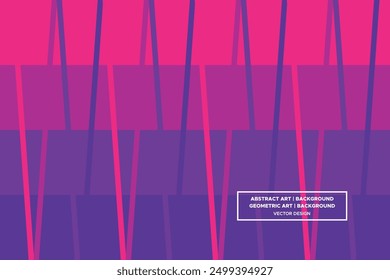 Line and Rectangle Shapes Purple and Red Colors Modern Abstract Background Geometric Background