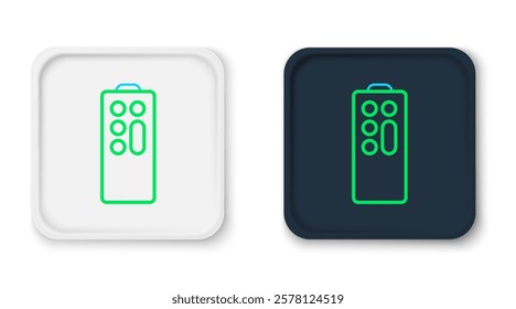 Line Remote control icon isolated on white background. Colorful outline concept. Vector