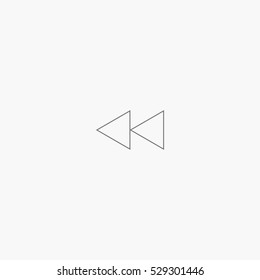 line rewind icon