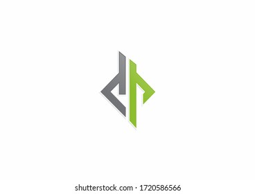 Line rhombus shape vector company identitiy logo design concept