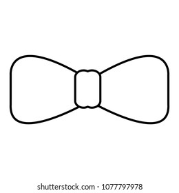 line ribbon bow accessory to decoration design