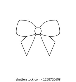 line ribbon icon