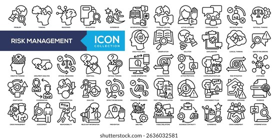 Line - Risk Management Icon Collection