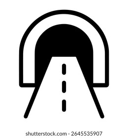 line road to tunnel icon on white background vector
Vector road icon on white background