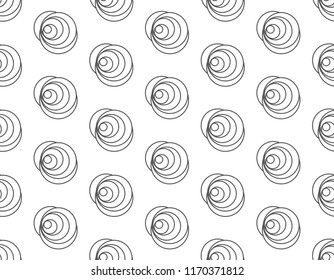 line rose floral pattern seamless, vector illustration backdrop
