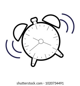 line round clock alarm object design