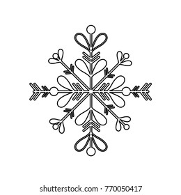 line rustic plant with natural leaves decoration