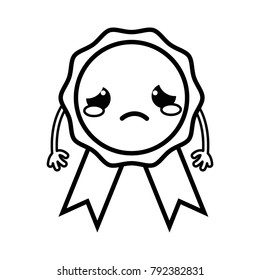line sad and tender medal prize kawaii
