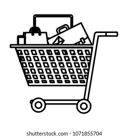line sale market products inside shopping cart