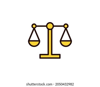 Icono de Escala de línea aislado en fondo blanco. Símbolo de esquema para diseño de sitio web, aplicación móvil, ui. Escalar pictograma. Ilustración vectorial, с editorial k. 
