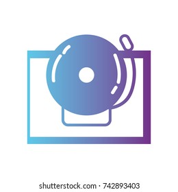 line school bell alert object design